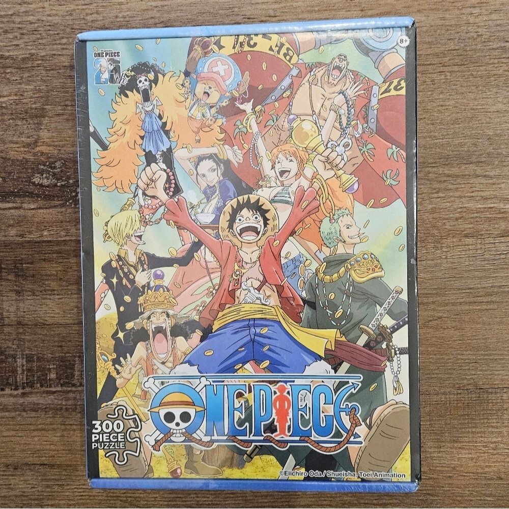 New Unopened 300-Piece Puzzle Monkey D. Luffy Straw Hat Crew Poster Included